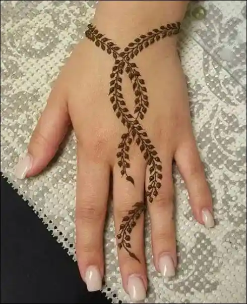 back hand mehndi design 21