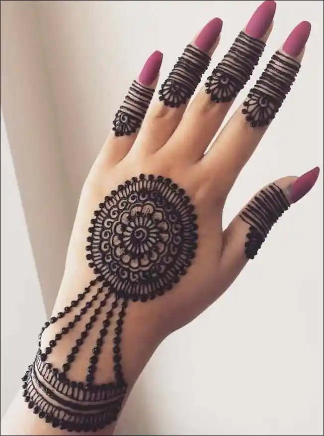 mehndi design simple 34