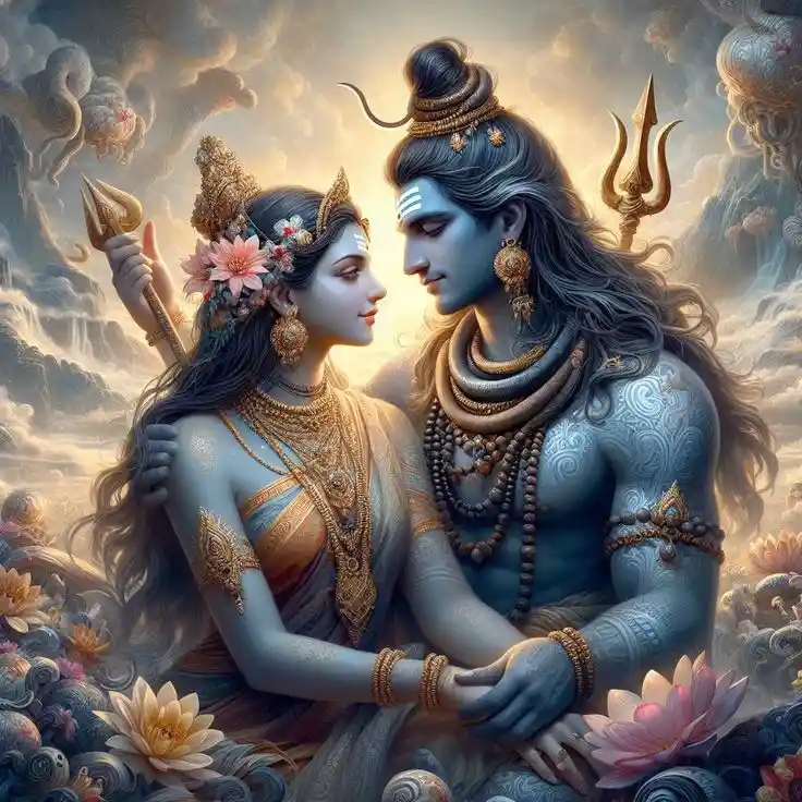 romantic shiv parvati love images 16